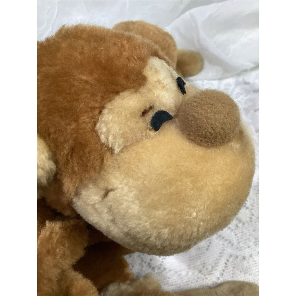 Vintage Knickerbocker Monkey Gorilla Ape Plush Stuffed Animal Toy Made In Korea